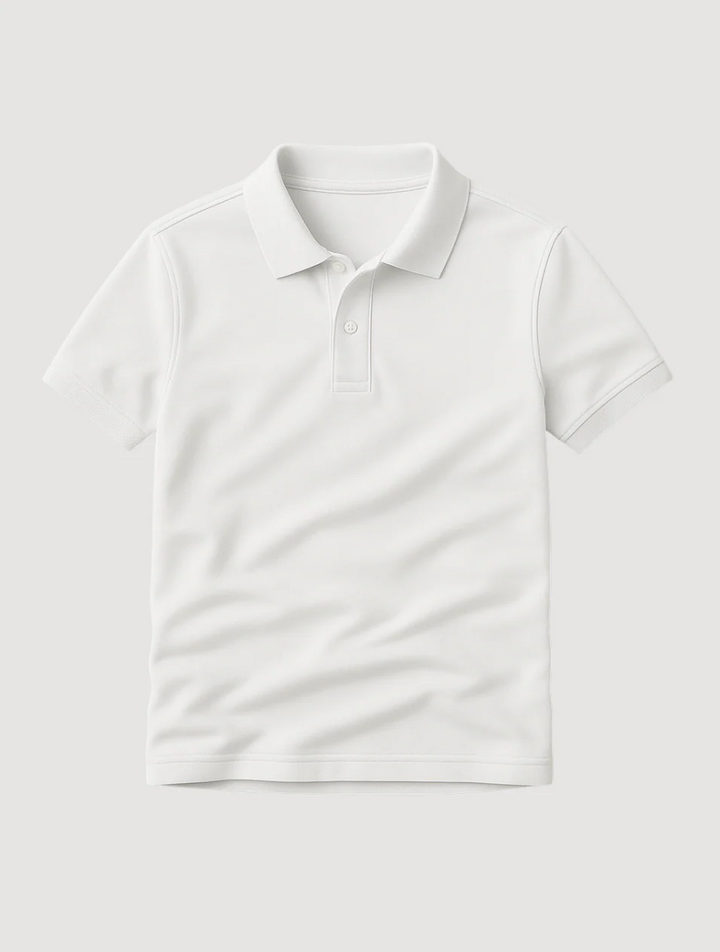 La Chemise Polo Blanche Corse pour Hommes – Style Éternel de Vieille Argent