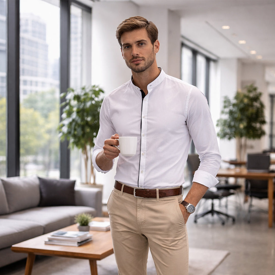 La Chemise à Col Ajusté Ashcroft pour Hommes