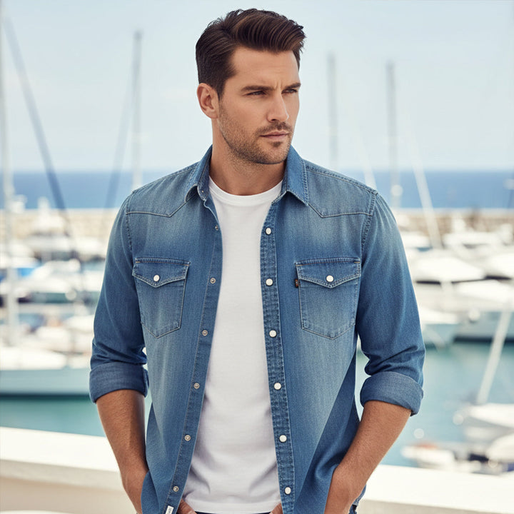 La Chemise en Jean Ashford pour Hommes