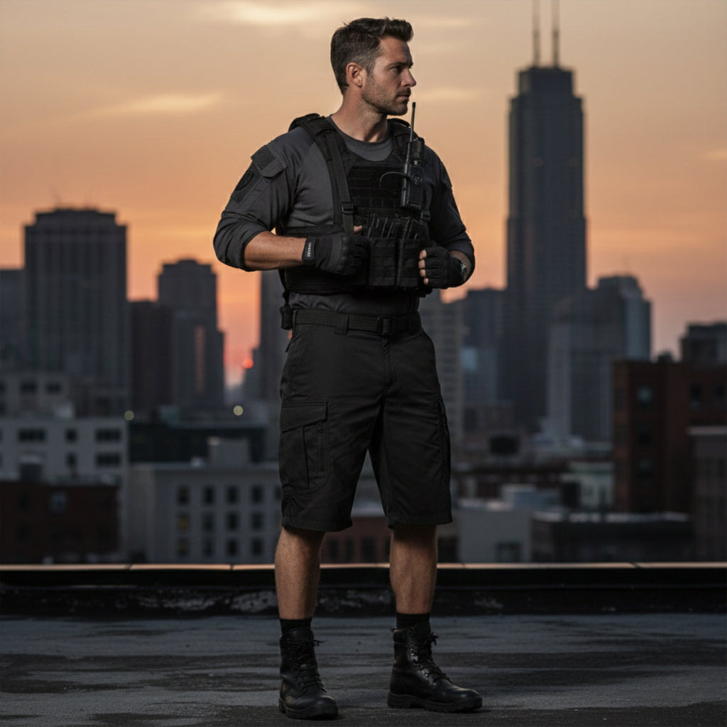 Les Shorts Cargo Tactiques Légers pour Hommes Glenmere avec Poches