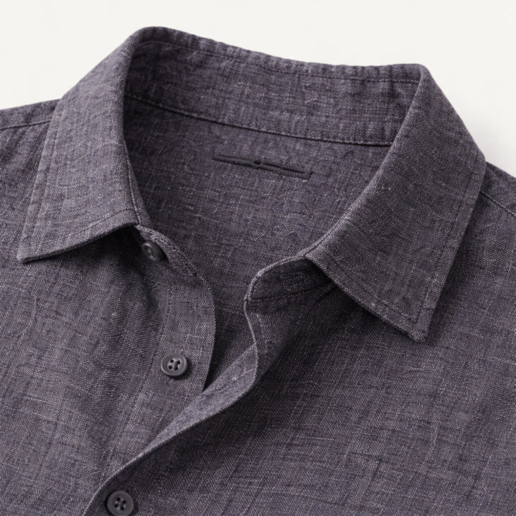 La Chemise Décontractée en Lin à Boutons pour Hommes Cedar Ridge Hill