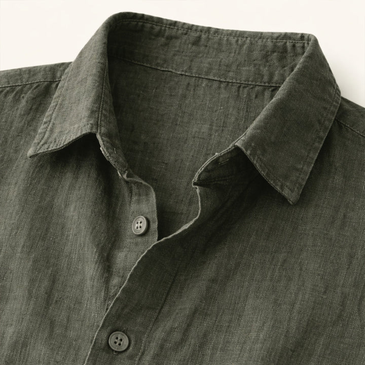 La chemise décontractée légère en mélange de lin pour homme Pinecrest Automne