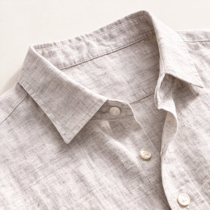 La chemise à boutons en lin léger pour hommes Kensington