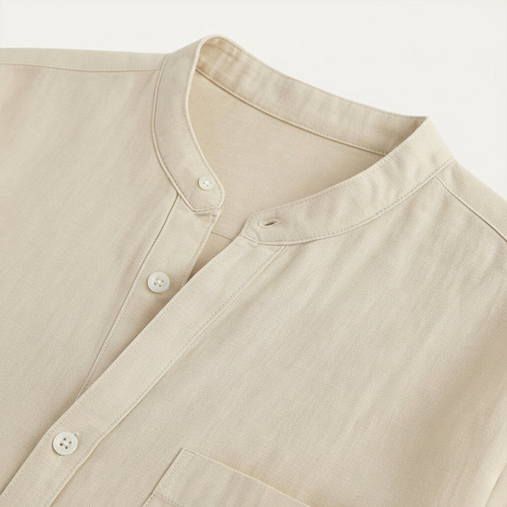 La Chemise en Lin Brighton – Chemise à Manches Longues pour Hommes