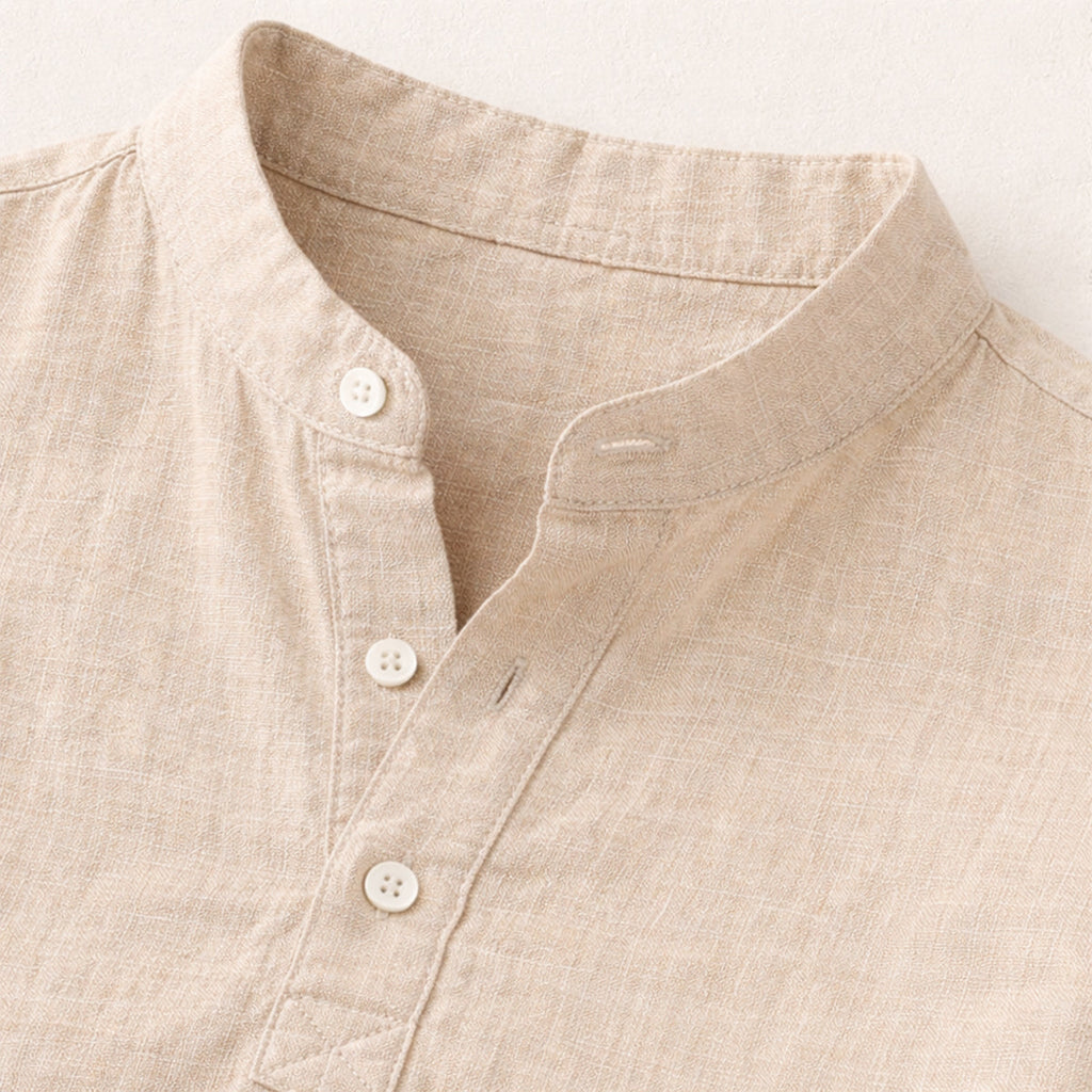 La chemise d'été tendance à boutons en lin léger pour hommes Meadowbrook Ridge