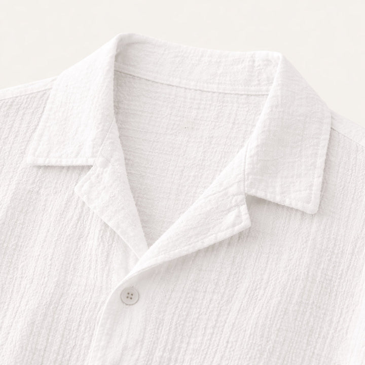 La chemise à col rabattu pour hommes Oxford, tendance, coupe décontractée, à boutons