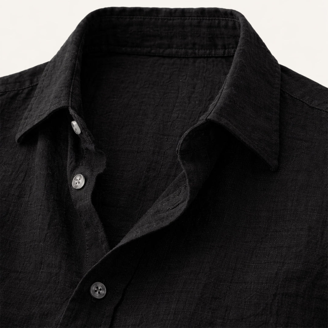 La Chemise de Plage en Coton et Lin Doux Timbercrest Hill pour Hommes