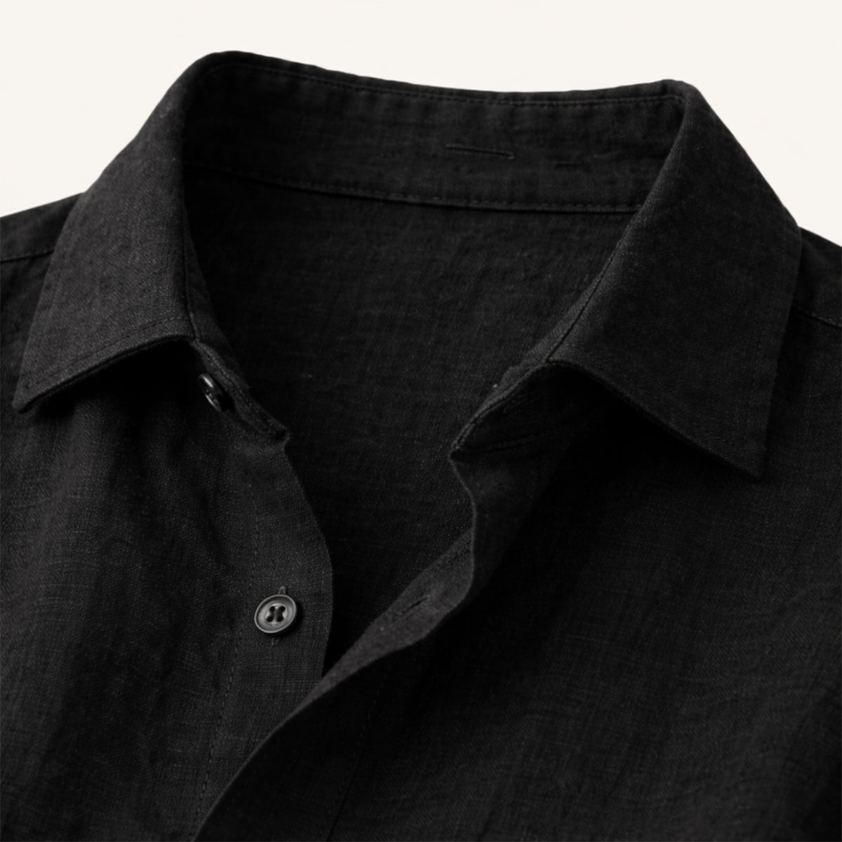 La Chemise Décontractée en Coton-Lin pour Homme Buckingham