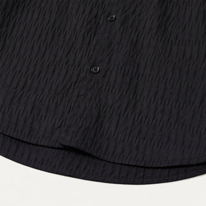 La chemise rétro à rayures texturées pour hommes Meadowwood Ridge