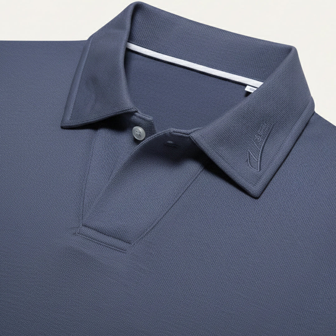 La chemise en coton moderne à manches longues Porto pour hommes