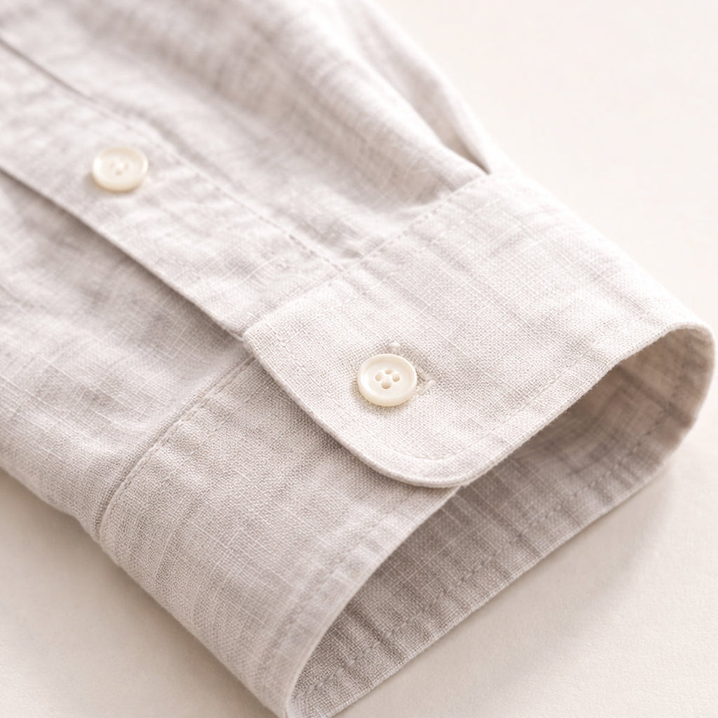 La chemise à boutons en lin léger pour hommes Kensington