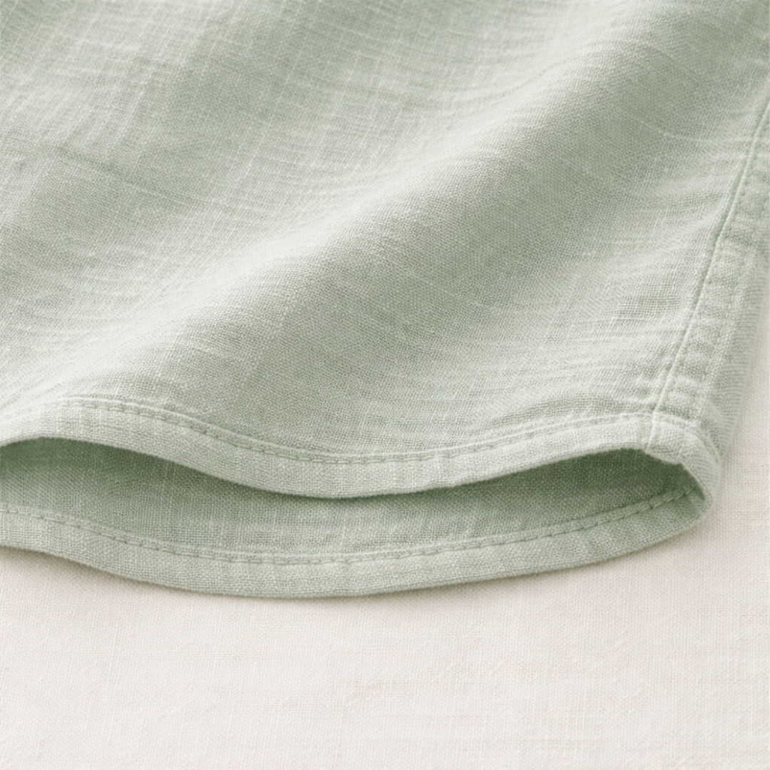 La chemise Henley en coton et lin doux pour homme Ashbrook Ridge