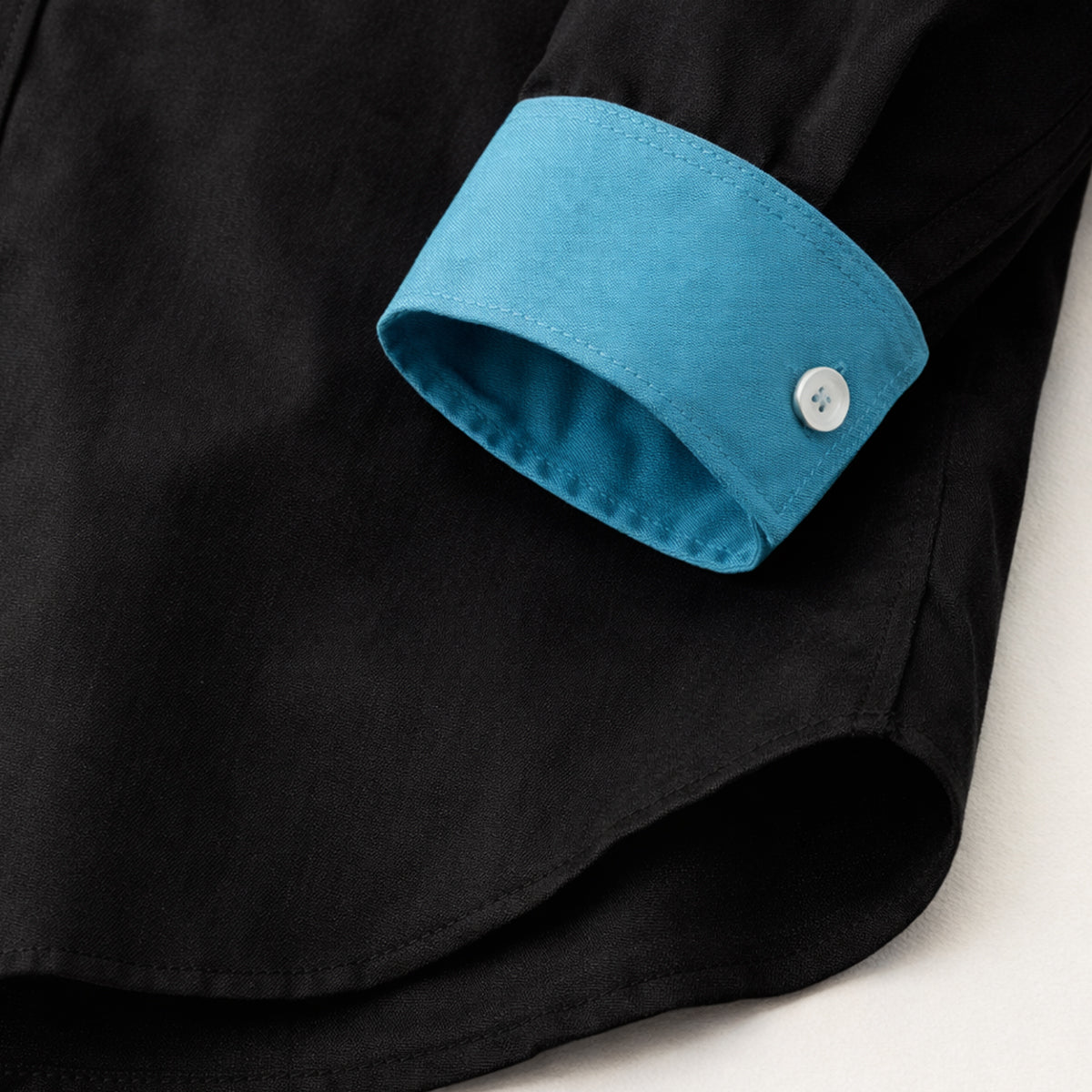 La chemise en denim légère pour homme à patchwork bicolore Briarstone Park