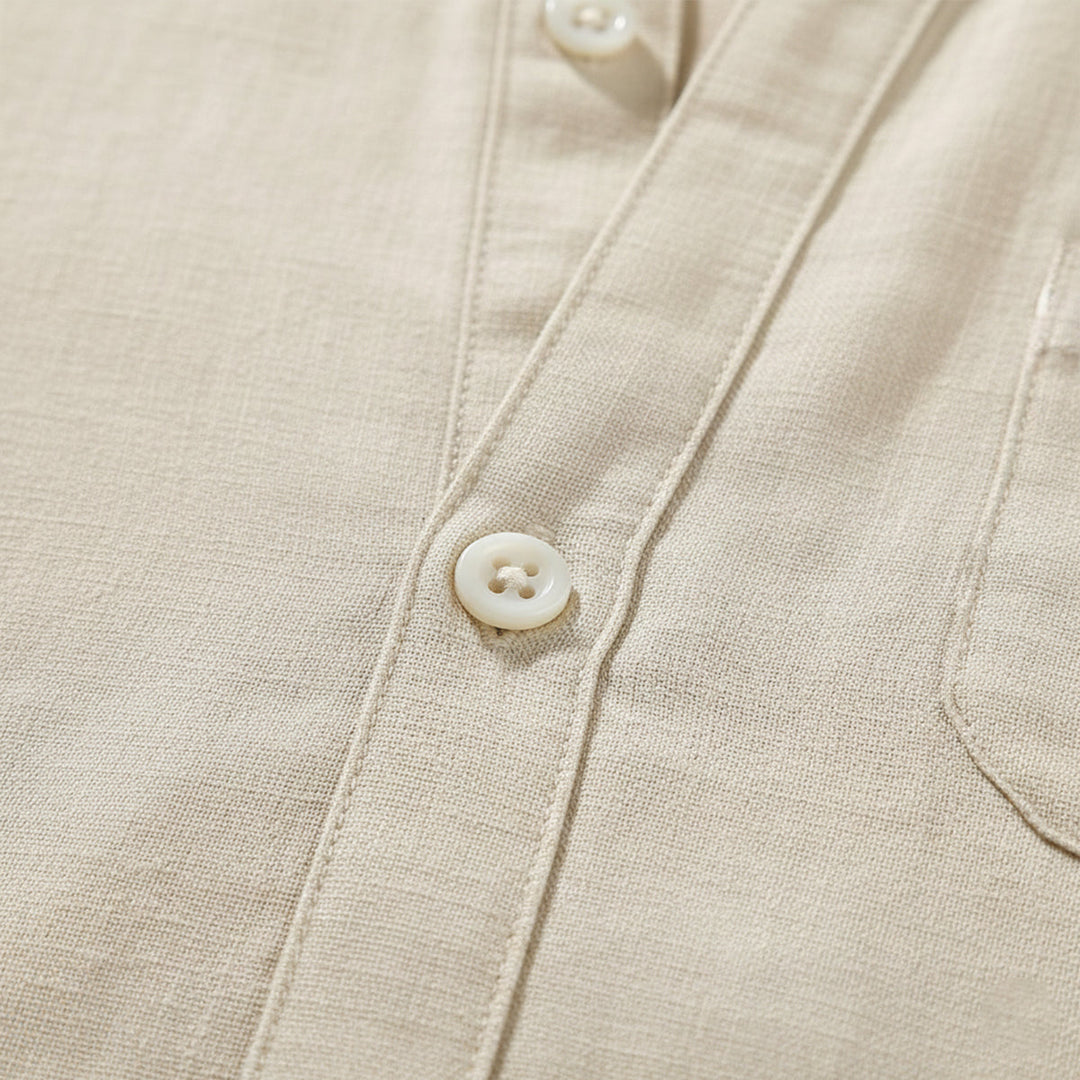 La Chemise en Lin Brighton – Chemise à Manches Longues pour Hommes