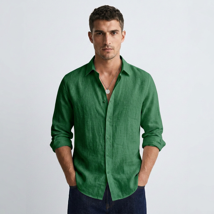 Charles - Chemise Élégante en Tissu Respirant