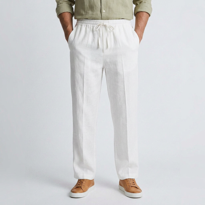 Damien - Pantalon en Lin Fluide