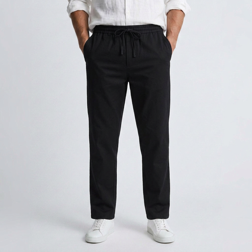 Bastien - Pantalons en Lin Fluides