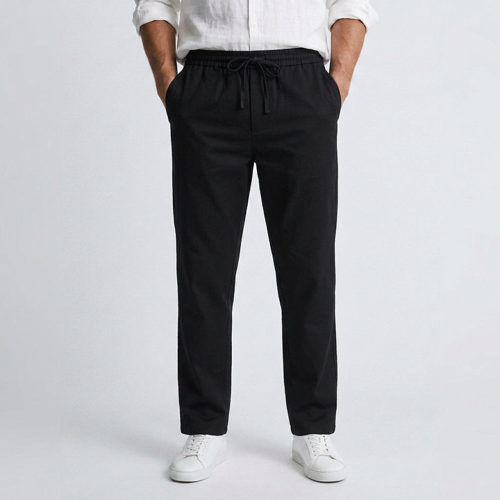 Bastien - Pantalons en Lin Fluides