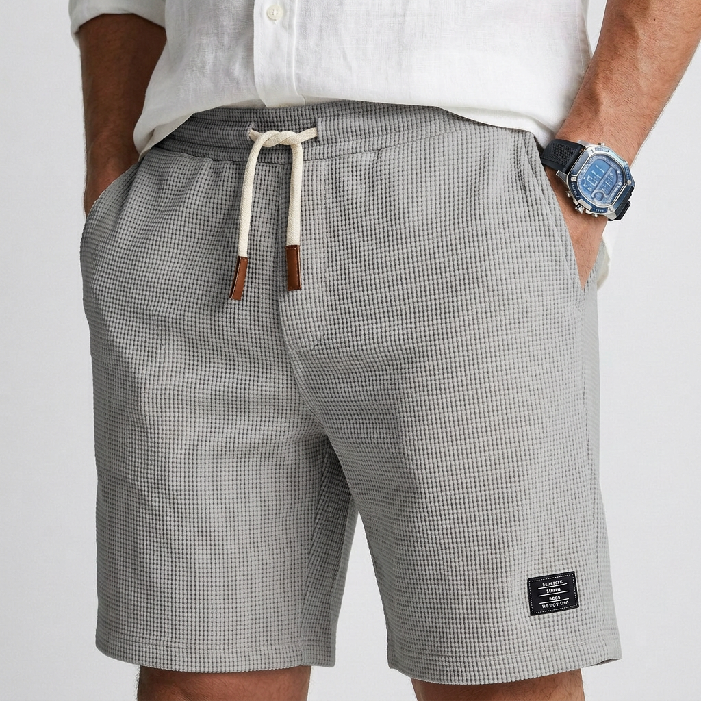 Timothée - Short Décontracté en Tricot Texturé