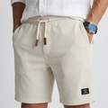 Malo - Shorts en Tricot Texturé Décontracté