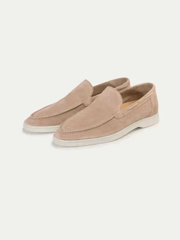 Mocassin Classique en Suède Beige