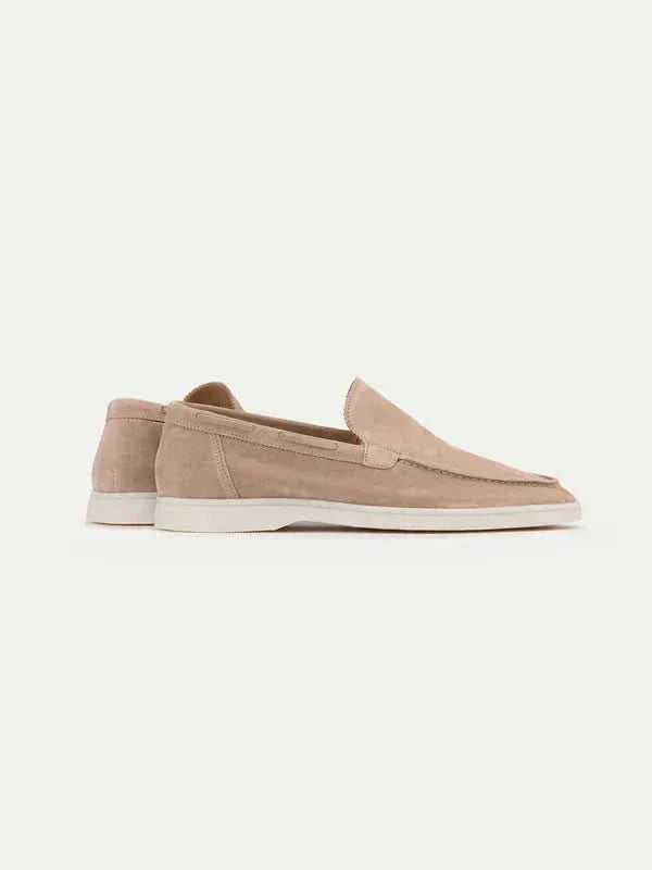 Mocassin Classique en Suède Beige