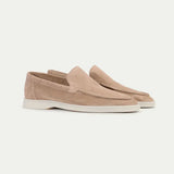 Mocassin Classique en Suède Beige