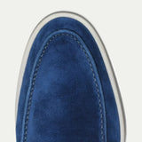 Mocassin Classique en Suède Bleu Baie