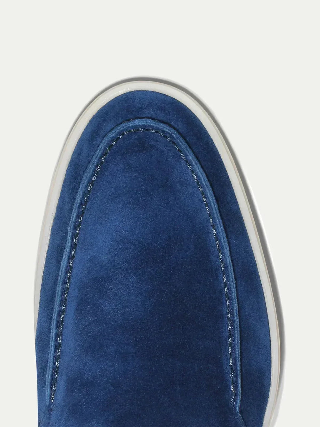 Mocassin Classique en Suède Bleu Baie