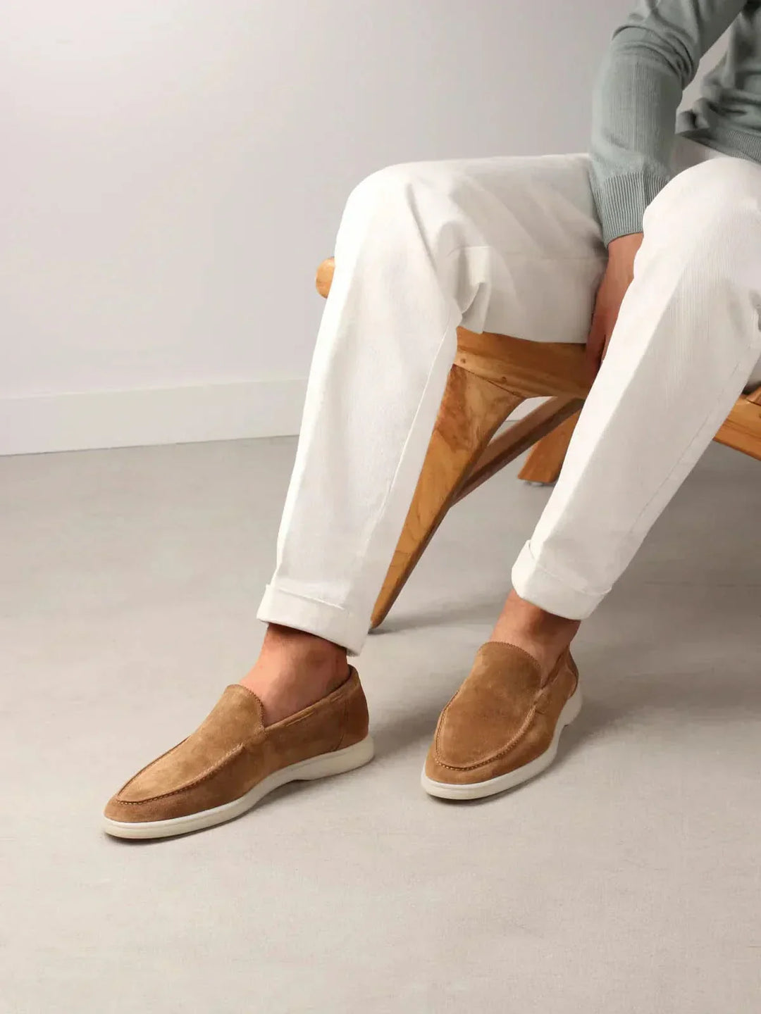 Mocassin Classique en Suède Désert