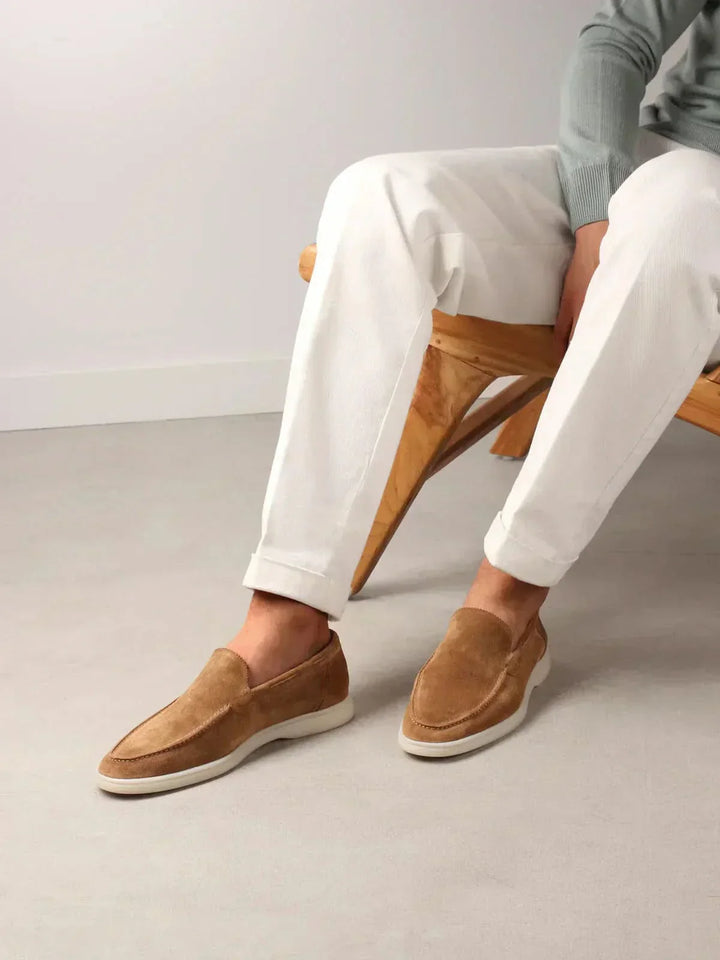 Mocassin Classique en Suède Désert