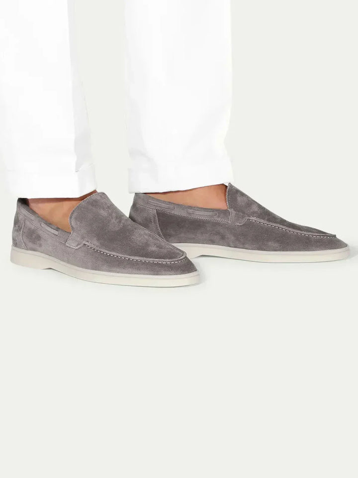 Mocassin Classique en Suède Gris