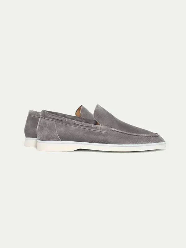 Mocassin Classique en Suède Gris