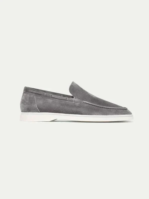 Mocassin Classique en Suède Gris