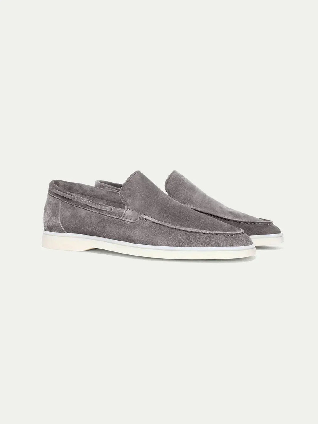 Mocassin Classique en Suède Gris