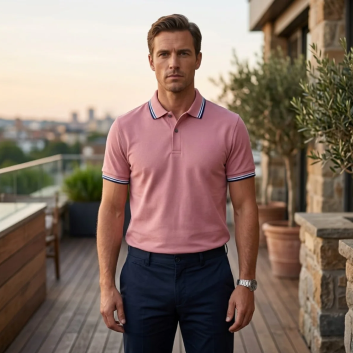 Polo en Coton Élegant pour Homme