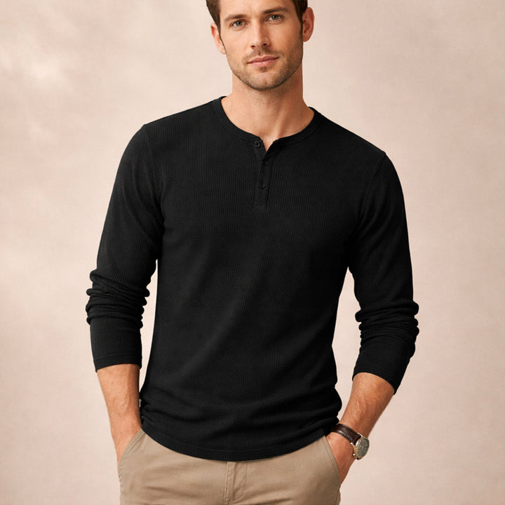 La chemise rétro à rayures texturées pour hommes Meadowwood Ridge