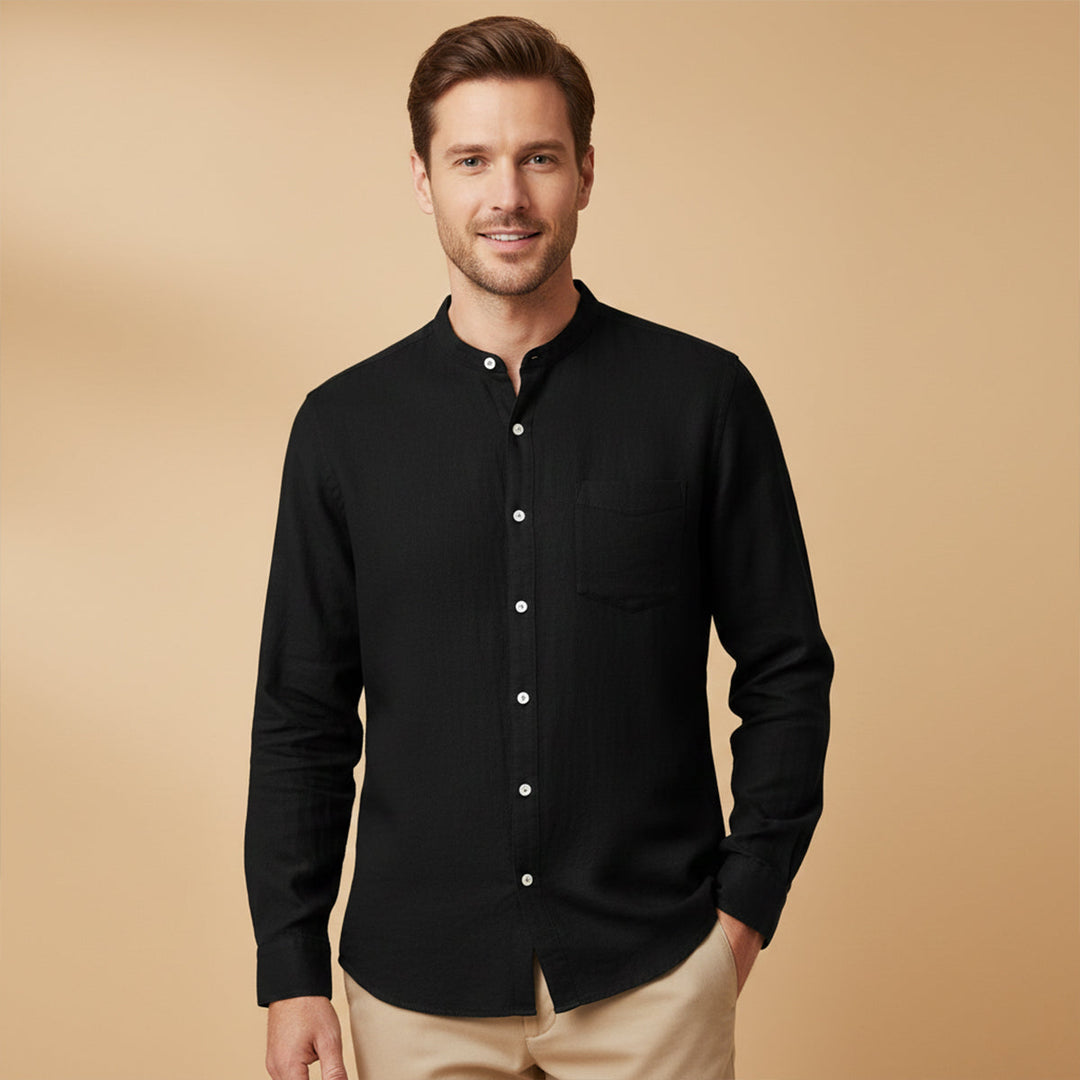 La Chemise en Lin Brighton – Chemise à Manches Longues pour Hommes