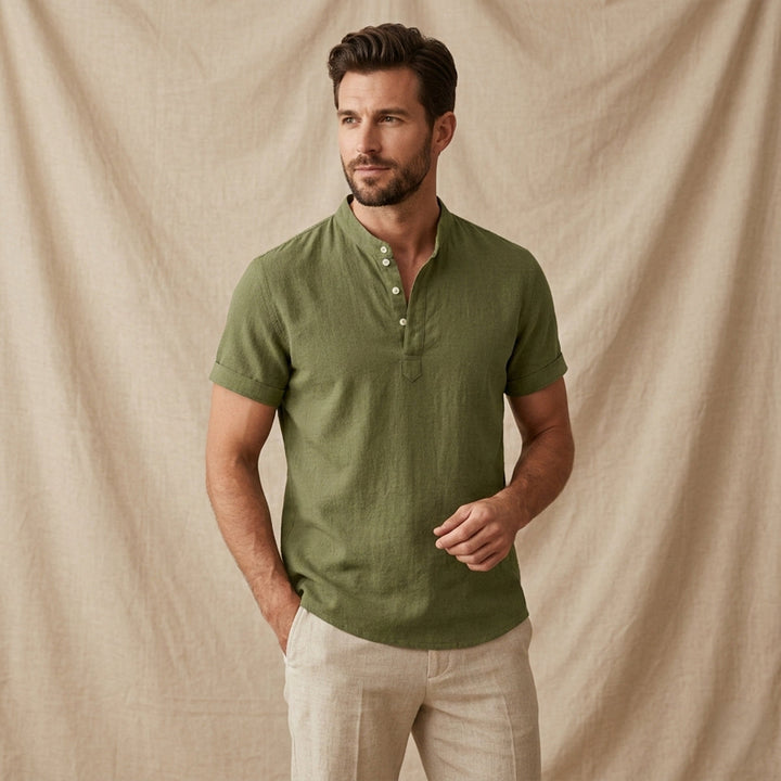 La chemise décontractée en lin doux pour homme Glencrest Ridge