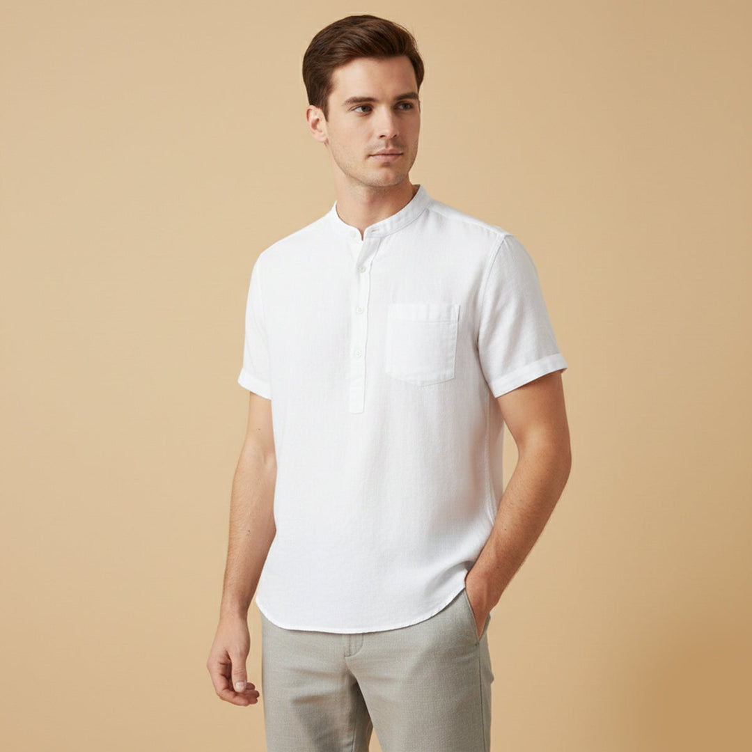 La chemise basique décontractée d&