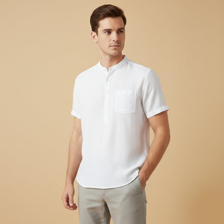 La chemise basique décontractée d&