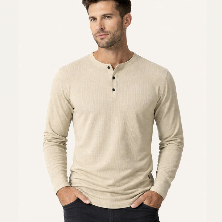 La chemise rétro à rayures texturées pour hommes Meadowwood Ridge