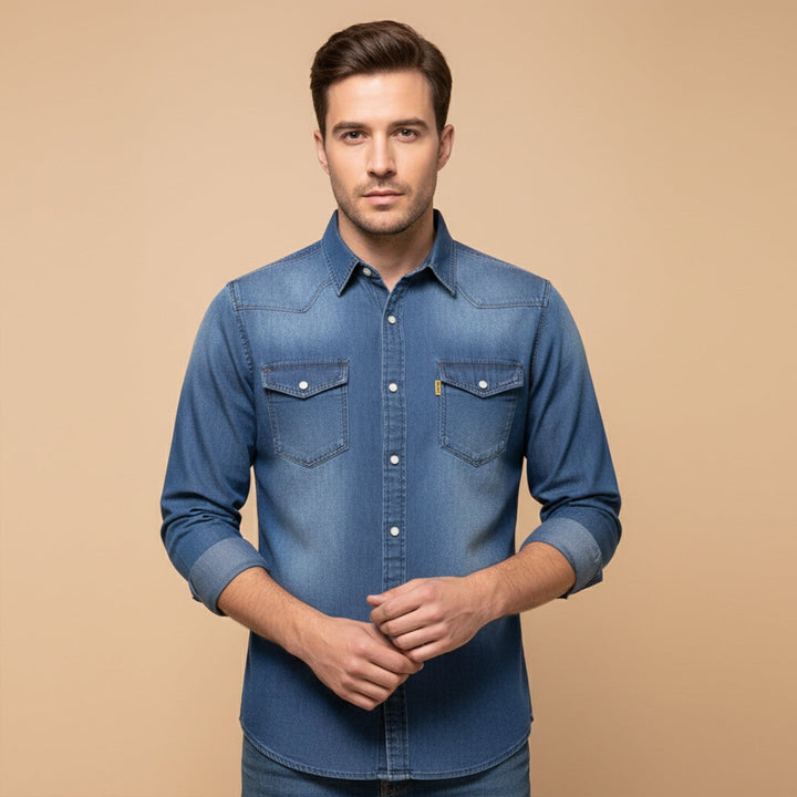 La Chemise en Jean Ashford pour Hommes