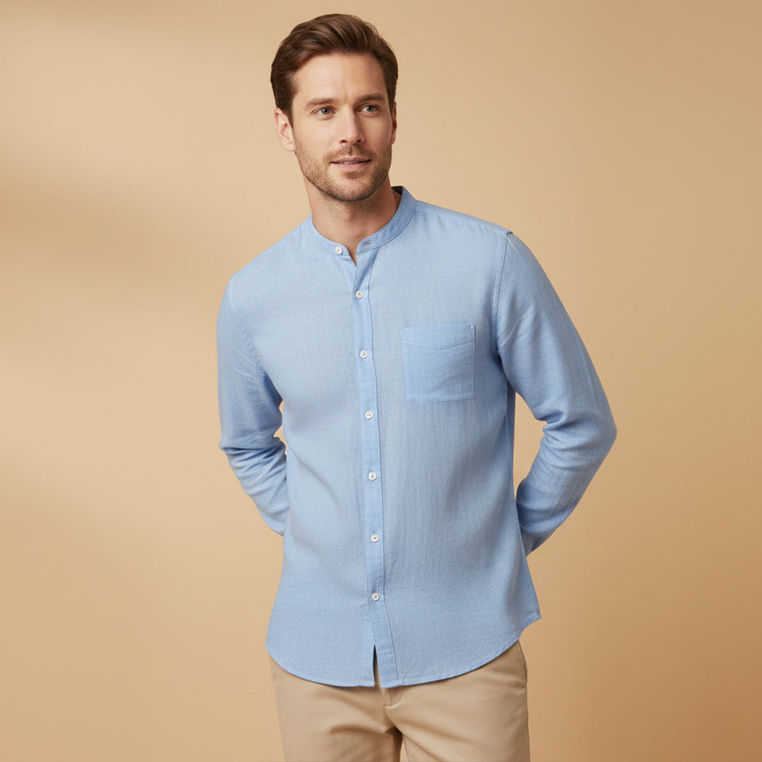 La Chemise en Lin Brighton – Chemise à Manches Longues pour Hommes