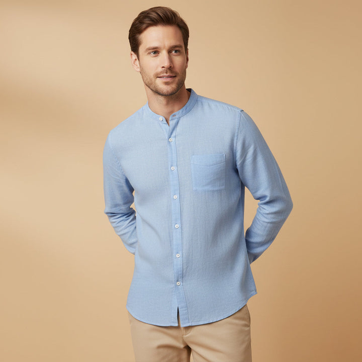 La Chemise en Lin Brighton – Chemise à Manches Longues pour Hommes