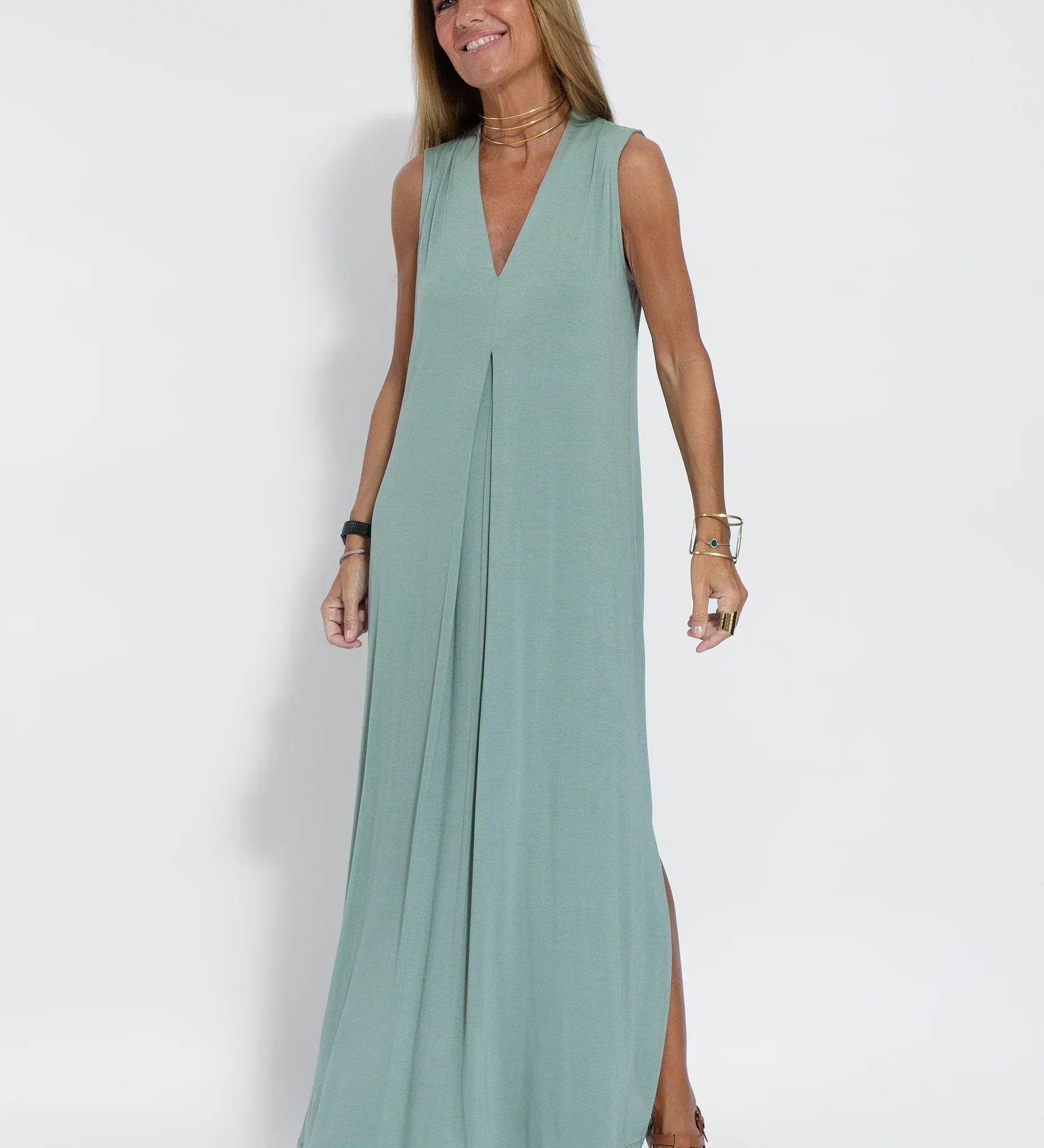 Eleanore | Robe amincissante avec cardigan pour femmes