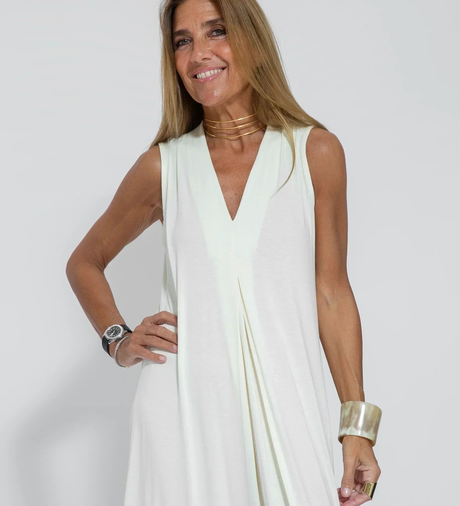 Eleanore | Robe amincissante avec cardigan pour femmes