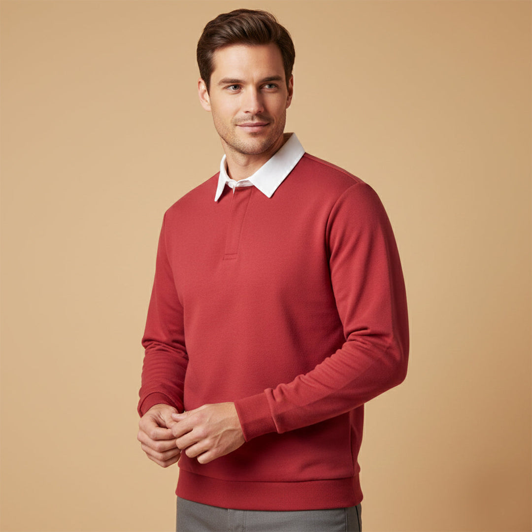 Le Polo à Manches Longues pour Hommes Chelsea – Chemise en Tricot Classique