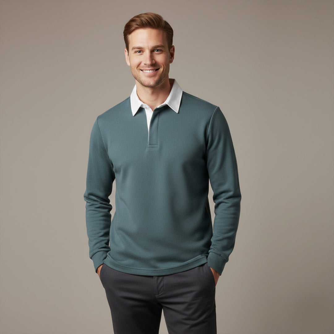 Le Polo à Manches Longues pour Hommes Chelsea – Chemise en Tricot Classique