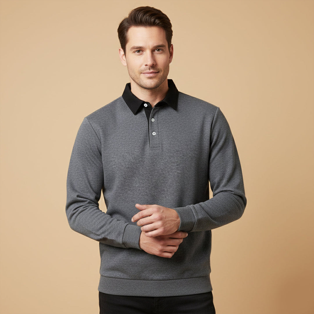 Le Polo à Manches Longues pour Hommes Chelsea – Chemise en Tricot Classique